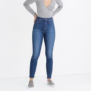 NWOT Madewell Curvy 10” High Rise Jean Moreaux Dark Wash - 23